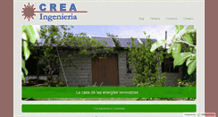 Desktop Screenshot of ingenieriacrea.com
