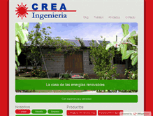 Tablet Screenshot of ingenieriacrea.com